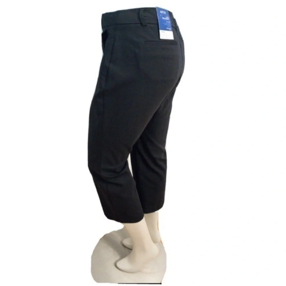 NWT Apt 9 Straight Pants Torie Mid Rise 24 Tall / long inseam 33” waist 47-48.5”